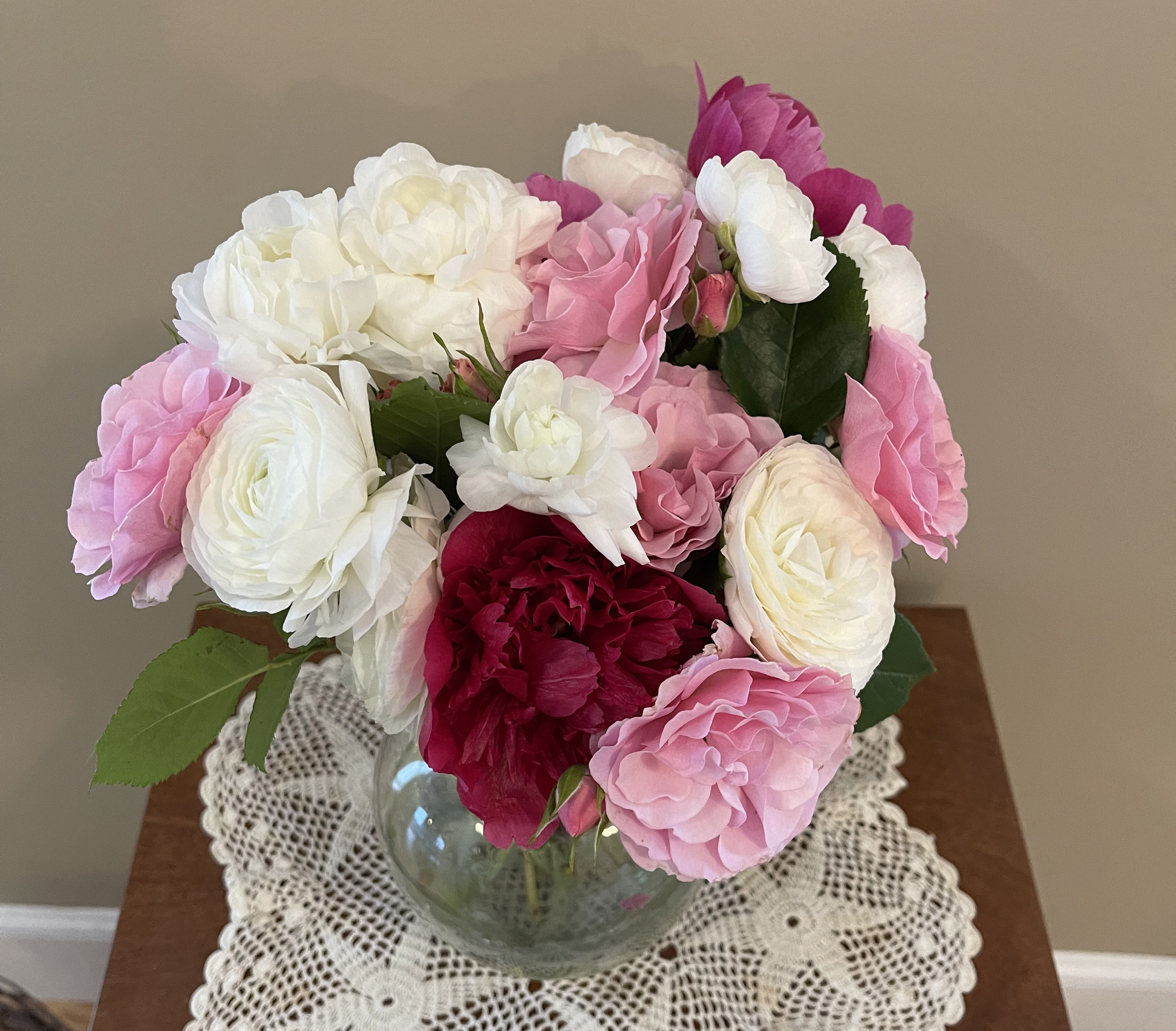 Peony arrangement