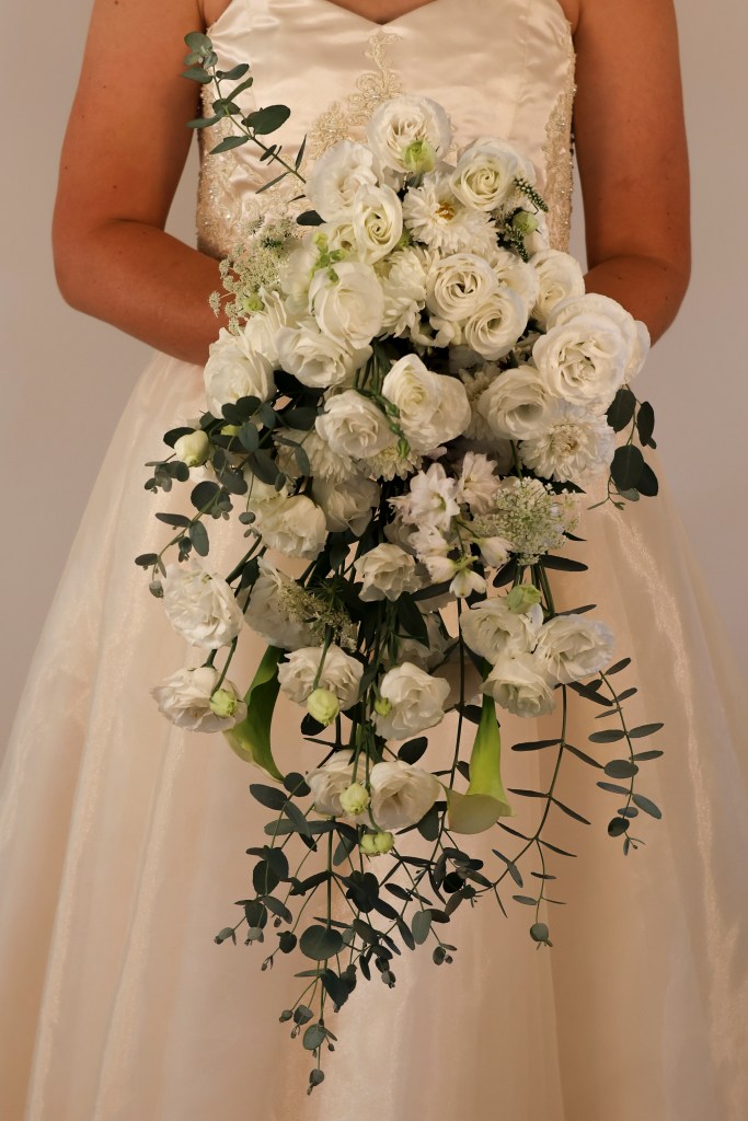 cascading bouquet